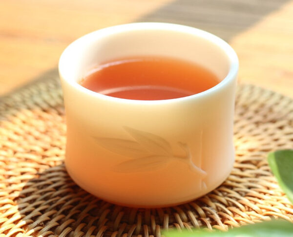 Mutton Fat Jade Porcelain "Bamboo" Cup for Tea