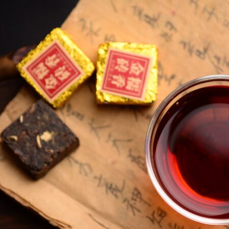 Rice Scent and Ripe Pu-erh Tea Mini Bricks