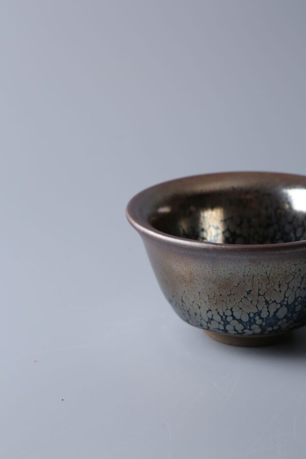 Jianzhan "Oil Spot" Hand-Made Stoneware Gaiwan