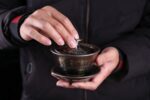 Jianzhan "Oil Spot" Hand-Made Stoneware Gaiwan