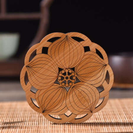 "Flower Mandala" Coaster for Tea Cups