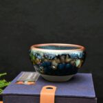 Jianzhan "Blue Plasma Orb" Stoneware Cup by Yu Qiong Qin