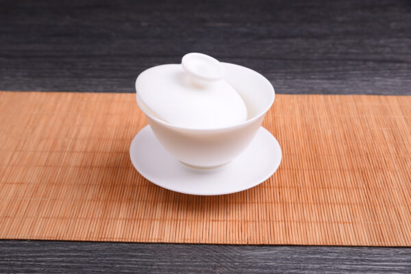 Mutton Fat Jade Porcelain Gaiwan 155ml