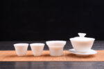 Mutton Fat Jade Porcelain Gaiwan 155ml