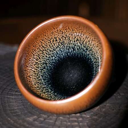 Jianzhan "Gold Oil Spot" Stoneware Cup by Lu Yong Sheng