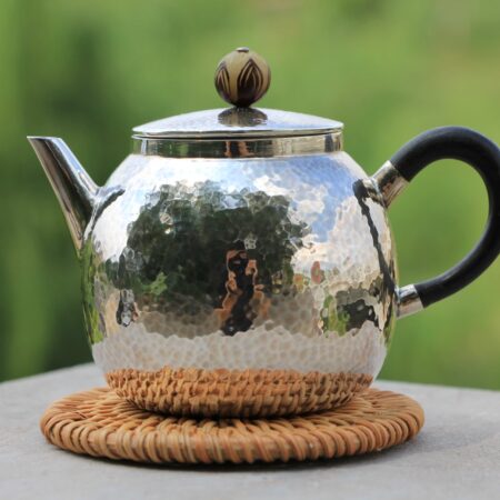 Pure Silver 999 "Chui Wen 2#" Teapot * 150ml