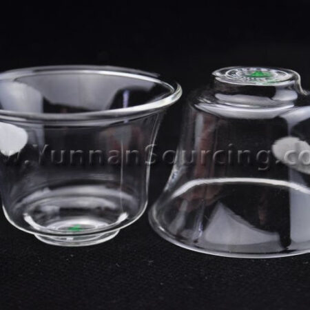 Heat-Tempered Glass Tea Cups "Tall" 65ml * Set of 4